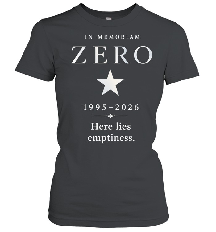 The Smashing Pumpkins 1995 – 2026 Zero In Memoriam Poster Classic Women's T-shirt