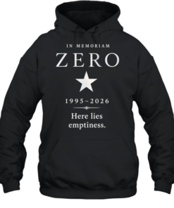 The Smashing Pumpkins 1995 – 2026 Zero In Memoriam Poster Unisex Hoodie