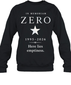 The Smashing Pumpkins 1995 – 2026 Zero In Memoriam Poster Unisex Sweatshirt