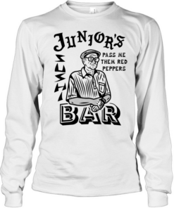 The Sopranos junior’s pass me them red peppers bar Long Sleeved T-shirt