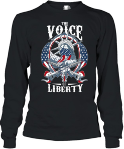 The Voice Of Liberty graphic meme  Long Sleeved T-shirt