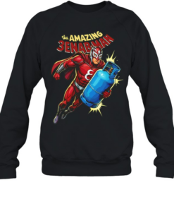 The amazing 3Enab-Man Egyptian superhero graphic  Unisex Sweatshirt