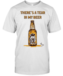 There’s a tear in my beer cowboy armadillo  Classic Men's T-shirt