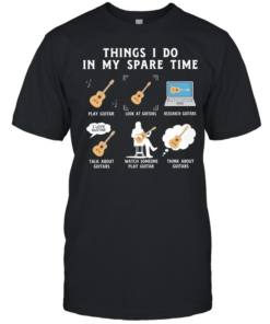 Things I do in my guitar spare time classic  Classic Men's T-shirt
