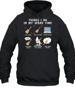 Things I do in my guitar spare time classic  Unisex Hoodie