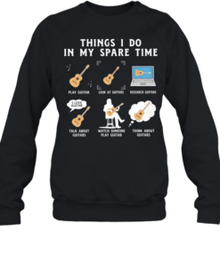 Things I do in my guitar spare time classic  Unisex Sweatshirt