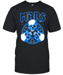 Thirty Seconds To Mars European Tour 2027 Blue Skulls  Classic Men's T-shirt