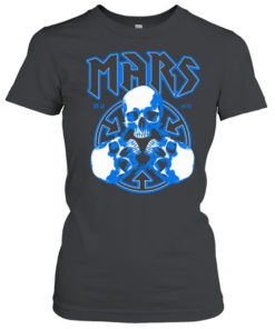 Thirty Seconds To Mars European Tour 2027 Blue Skulls  Classic Women's T-shirt