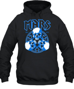Thirty Seconds To Mars European Tour 2027 Blue Skulls  Unisex Hoodie