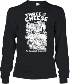 Three for the cheese the cheese roll coopers hill funny Long Sleeved T-shirt