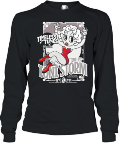 Toni storm timeless tunes presents an all elite sound cartoon  Long Sleeved T-shirt