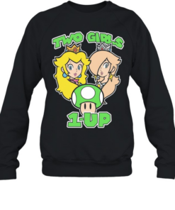 Two Girls 1-Up  Unisex Sweatshirt