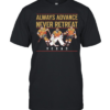 Vegas Golden Knights Always Advance Never Retreat autographed Classic Men's T-shirt