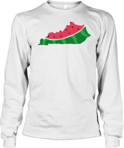 Watermelon KY Shape Long Sleeved T-shirt