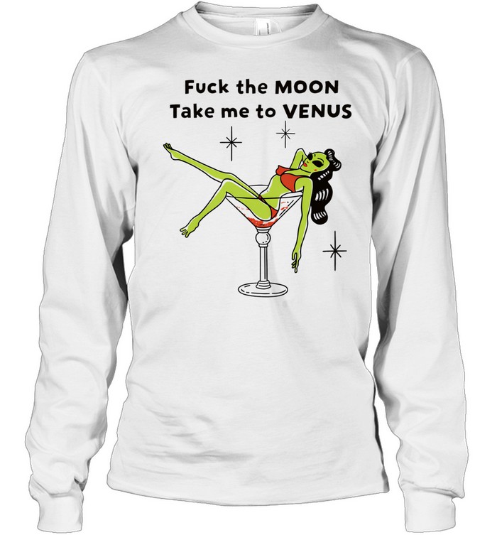 Western Aliens fuck the moon take me to venus Tee Long Sleeved T-shirt
