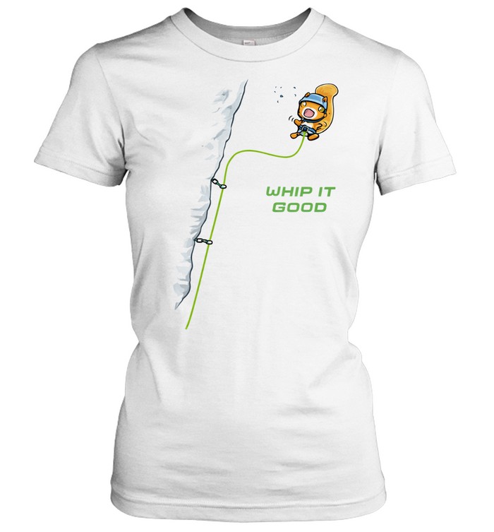 Whip it good rock climbing squirrel Tee Classic Women's T-shirt