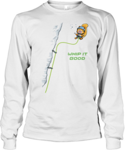 Whip it good rock climbing squirrel Tee Long Sleeved T-shirt