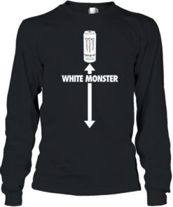 White Monster Energy Zero Ultra Long Sleeved T-shirt