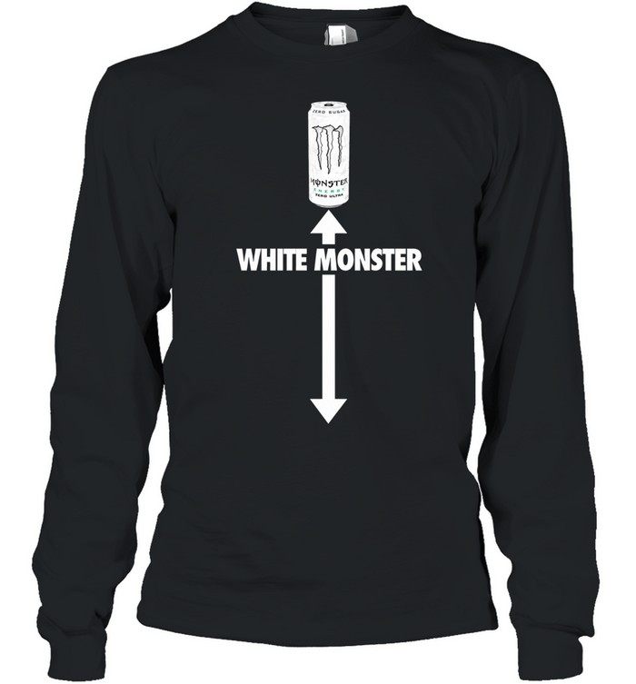 White Monster Energy Zero Ultra Long Sleeved T-shirt