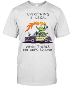 Wizard police everything is legal when theres no cops around  Classic Men's T-shirt