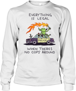 Wizard police everything is legal when theres no cops around  Long Sleeved T-shirt