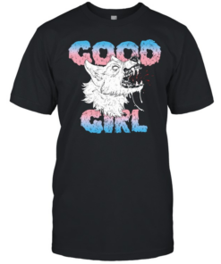 Wolf good girl LGBT Pride Transparent  Classic Men's T-shirt