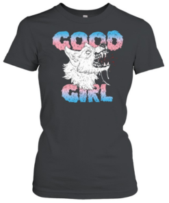 Wolf good girl LGBT Pride Transparent  Classic Women's T-shirt