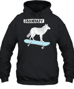 Wolf granddaddy blue wave Unisex Hoodie