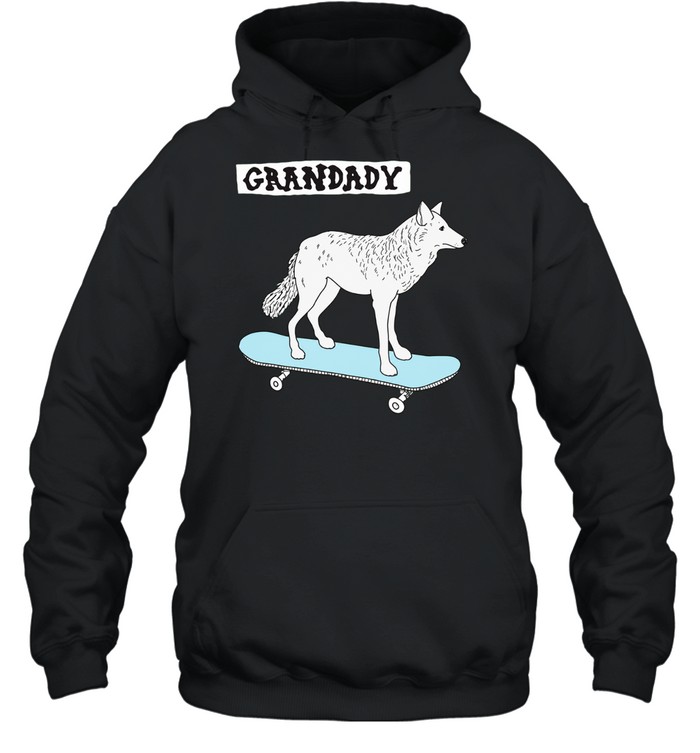 Wolf granddaddy blue wave Unisex Hoodie