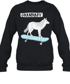 Wolf granddaddy blue wave Unisex Sweatshirt