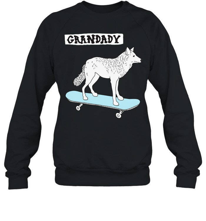Wolf granddaddy blue wave Unisex Sweatshirt