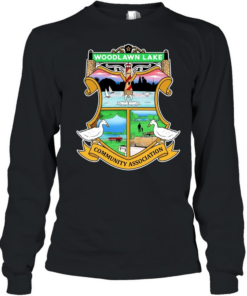 Woodlawn Lake Community Association in San Antonio Texas  Long Sleeved T-shirt