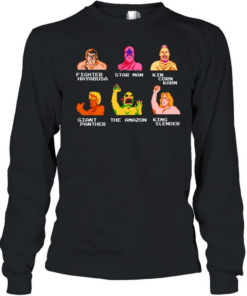 Wrestling In classic games cartoon vintage  Long Sleeved T-shirt