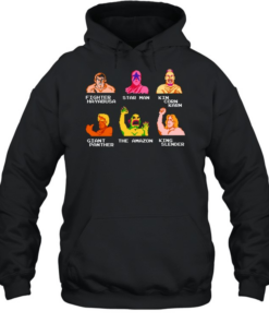 Wrestling In classic games cartoon vintage  Unisex Hoodie