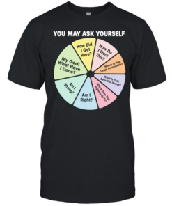 You may ask yourself how did I get here how do I work this my God what have I done  Classic Men's T-shirt
