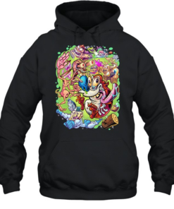 aphex twin ren and stimpy mashup  Unisex Hoodie