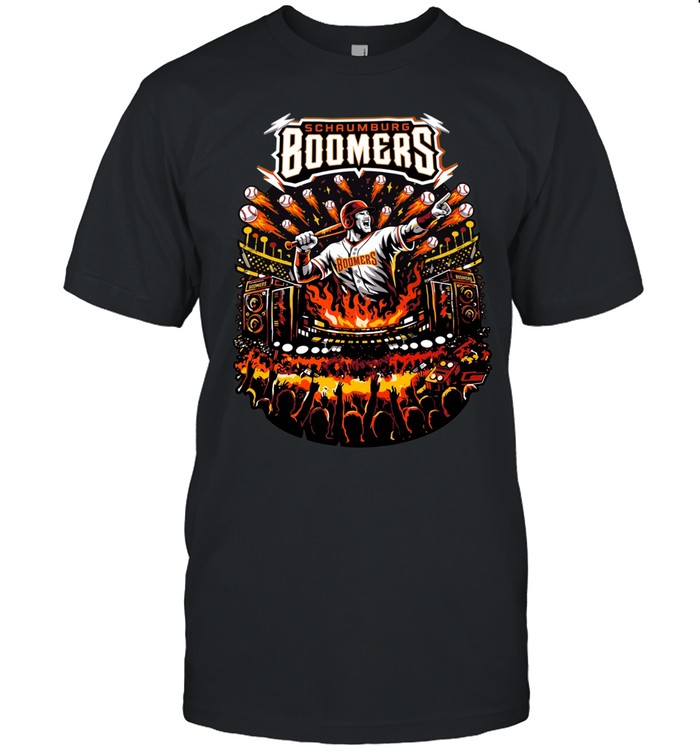 baseball flaming batter graphic Classic Men's T-shirt