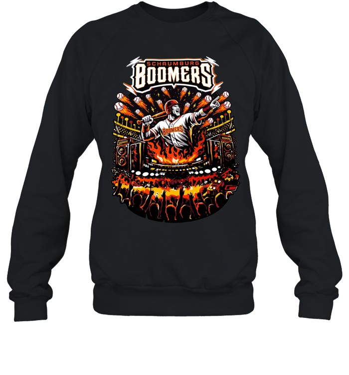 baseball flaming batter graphic Unisex Sweatshirt