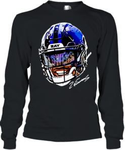 big face helmet  Long Sleeved T-shirt