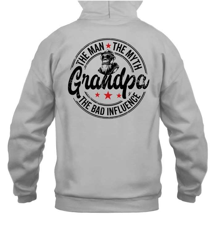 the man the myth grandpa shirt - Image 2