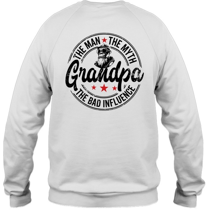 the man the myth grandpa shirt - Image 3