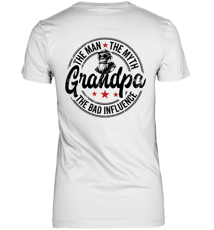 the man the myth grandpa shirt - Image 4