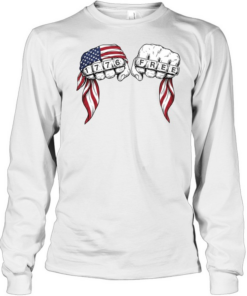 1776 Free American Flag Independence Day  Long Sleeved T-shirt