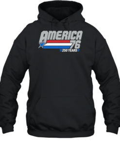 America 1976 250 years patriotic flag star  Unisex Hoodie