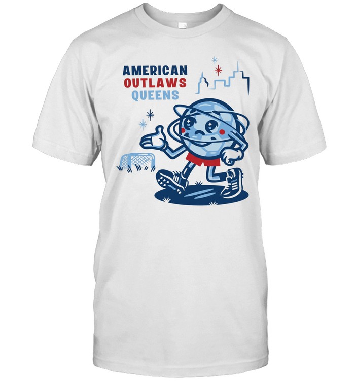 American outlaws queens soccer cartoon T Classic Men's T-shirt