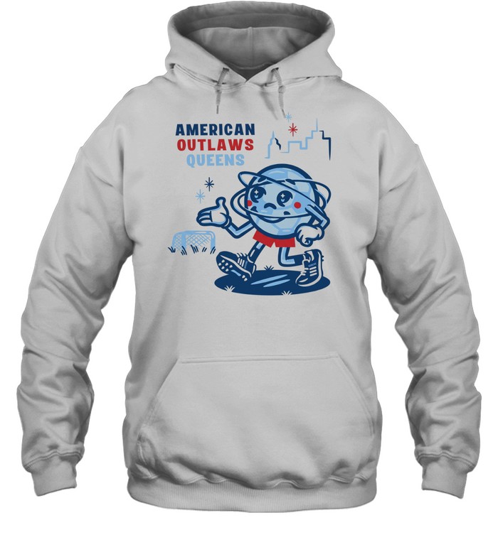 American outlaws queens soccer cartoon T Unisex Hoodie