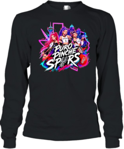 Antonio Spurs Basketball Kpop Demon Hunters Puro Pinche Spurs T Long Sleeved T-shirt