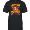 Autism Skeleton With Guns  Classic Men's T-shirt