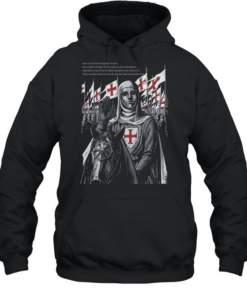 Baldwin IV deus vult for god for kingdom for glory born to fight for the light Unisex Hoodie