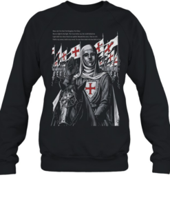 Baldwin IV deus vult for god for kingdom for glory born to fight for the light Unisex Sweatshirt